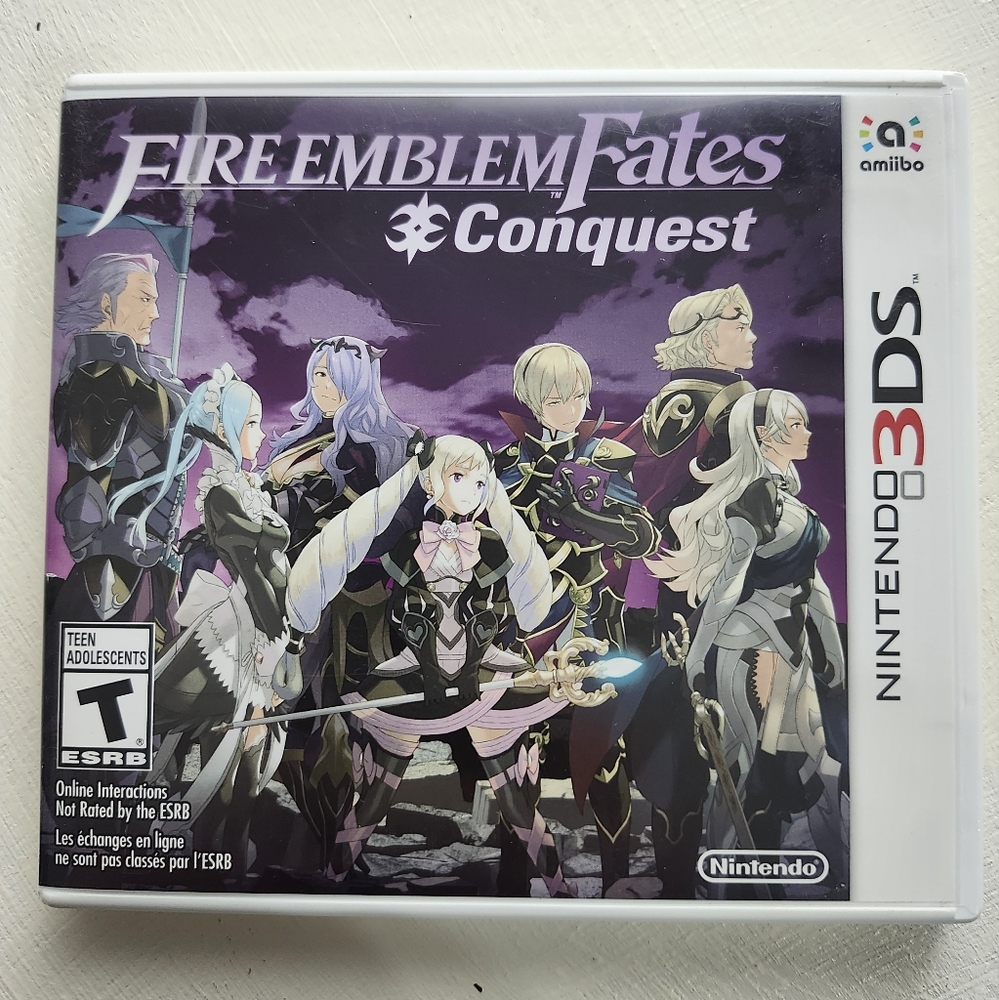 3DS - FIRE EMBLEM FATES CONQUEST Nintendo 3DS NO GAME